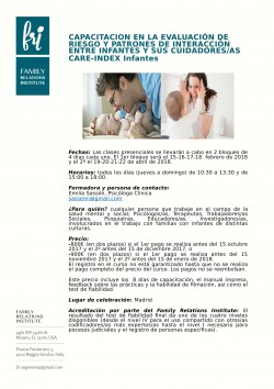 CARE-Index Madrid 2018