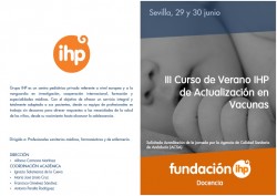 III Curso de Verano IHP de Actualización en Vacunas