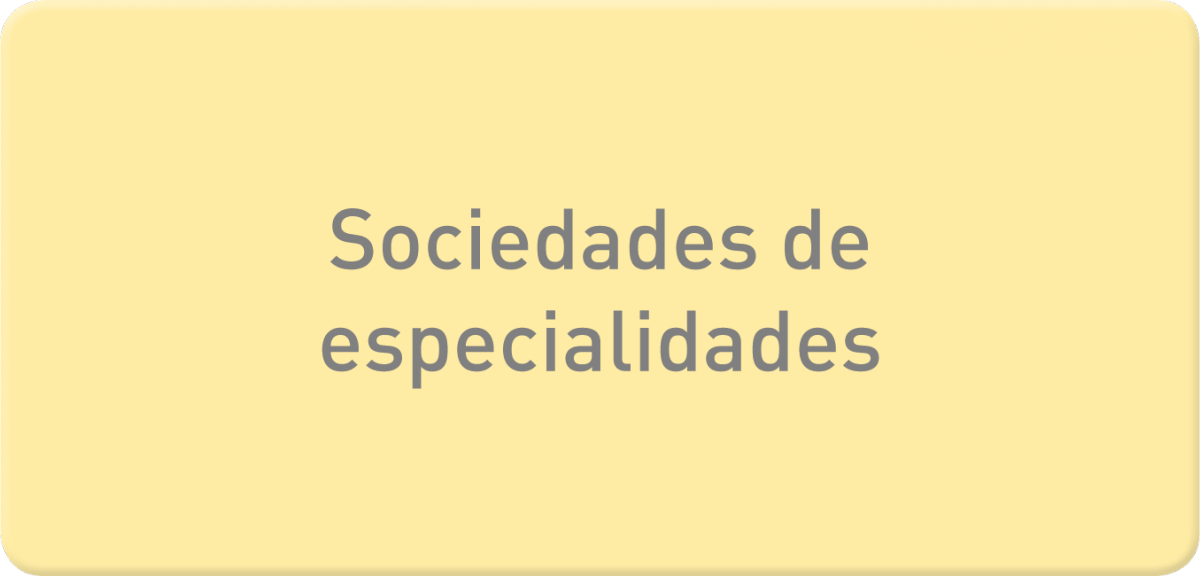 Sociedades de especialidades