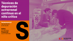 Técnicas de depuración extrarrenal continua en el niño crítico