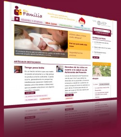 Nuevo diseño de la web EnFamilia