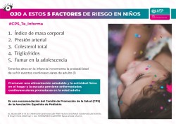 Cinco factores de riesgo presentes en la infancia se asocian a una mayor probabilidad de sufrir enfermedad cardiovascular de adulto