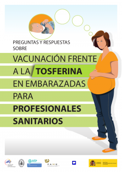 Información sobre la vacunación de tosferina en embarazada